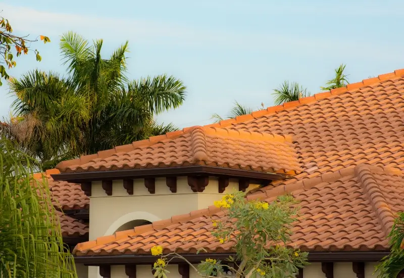 Clay tile roofing in Florida