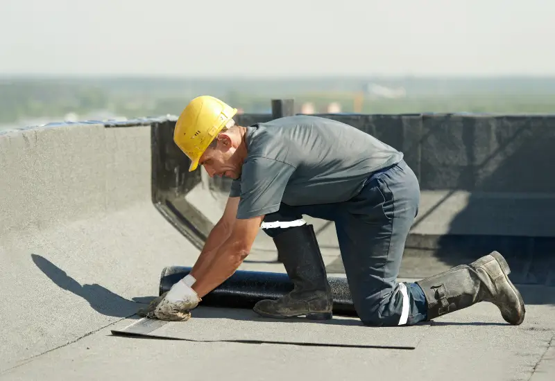 Flat roof repair services in St. Augustine, Florida